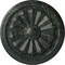 Ekena Millwork Olivia Ceiling Medallion (Fits Canopies up to 2 1/8"), 7 7/8"OD x 1 1/8"P, Painted Turtle Crackle CM07OLPTC - alternate 1